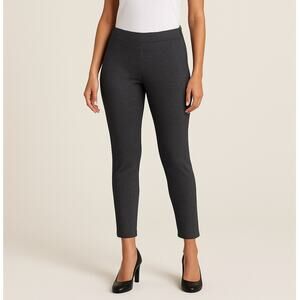 Daily Ritual Herringbone Side Zip Ankle Pants